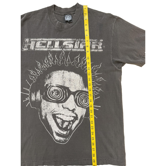 Hellstar Shirt Mens Med Black Path to Paradise Heaven Sounds Streetwear Back Hit - Picture 6 of 8